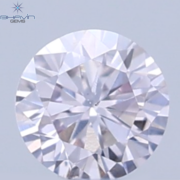 0.04 CT Natural Round Diamond Pink Color Clarity SI (2.00 MM)