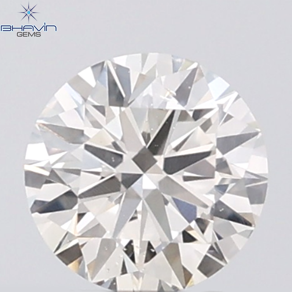 0.18 CT ラウンド ローズ カット シェイプ 天然ダイヤモンド ピンク色 I2 クラリティ (3.86 MM)
