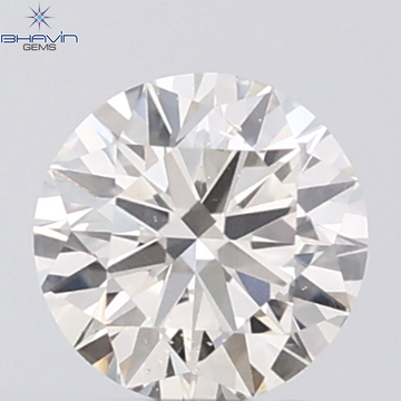 0.18 CT ラウンド ローズ カット シェイプ 天然ダイヤモンド ピンク色 I2 クラリティ (3.86 MM)