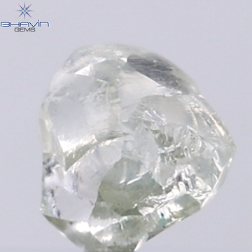 1.29 CT Natural Rough Diamond Green Color Clarity VS (6.33 MM)