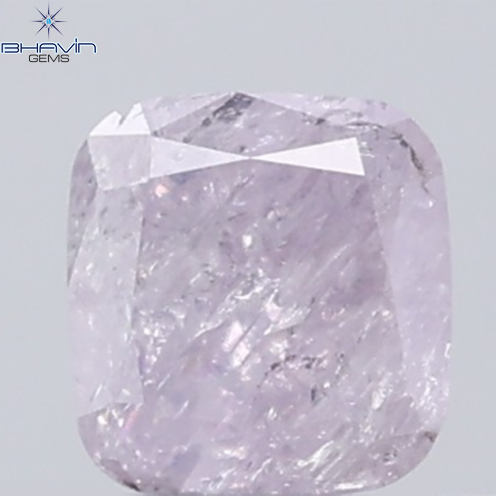 0.27 CT Cushion Diamond Natural Pink Color I3 Clarity (3.72 MM)