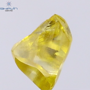 1.19 CT Natural Rough Diamond Enhanced Yellow Color Clarity VS (7.24 MM)