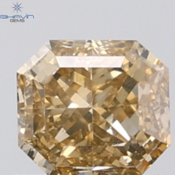 1.02 CT Radiant Natural Brown Diamond SI Clarity (5.42 MM)