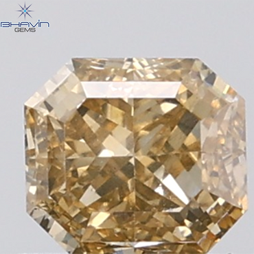 1.02 CT Radiant Natural Brown Diamond SI Clarity (5.42 MM)