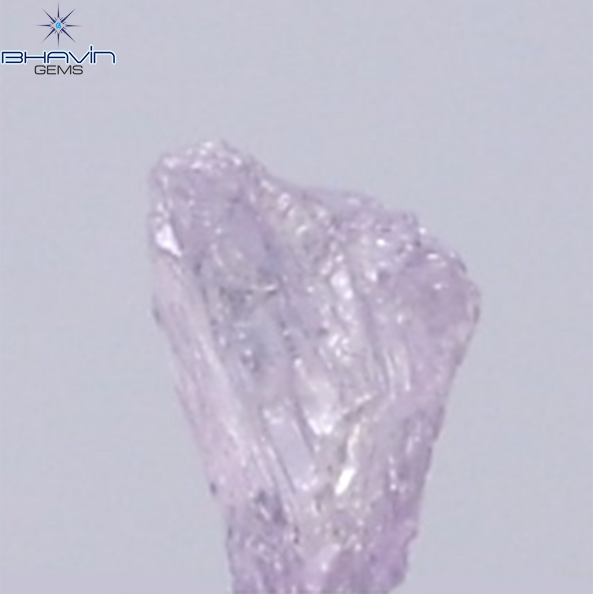 0.07 CT Natural Rough Diamond Pink Color Clarity VS (2.92 MM)