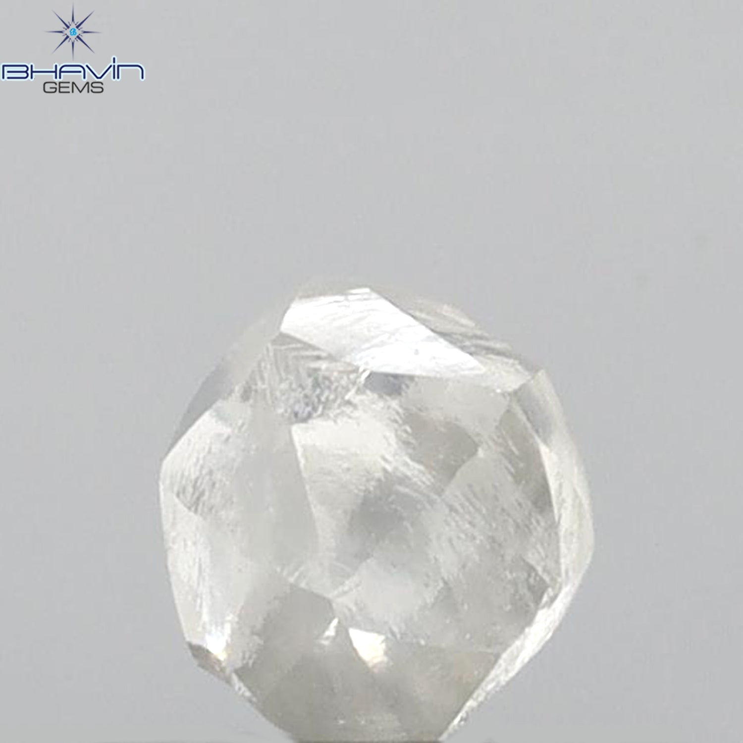 0.47 CT Rough Shape Natural Diamond White Color VS2 Clarity (3.91 MM)
