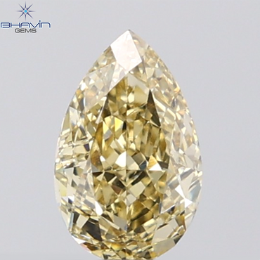 GIA認定 1.27 CT クッションダイヤモンド イエローカラー 天然ダイヤモンド VS1 クラリティ (5.97 MM)