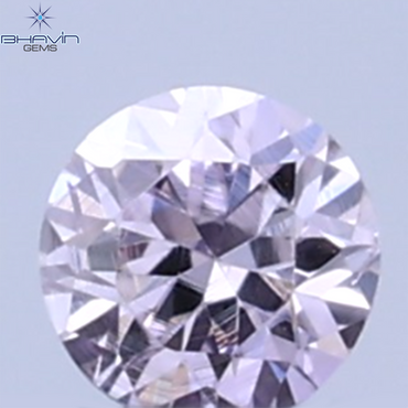 0.02 CT Natural Round Diamond Pink Color Clarity SI (1.60 MM)