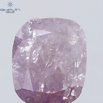 0.25 CT Cushion Diamond Natural Pink Color I3 Clarity (4.14 MM)