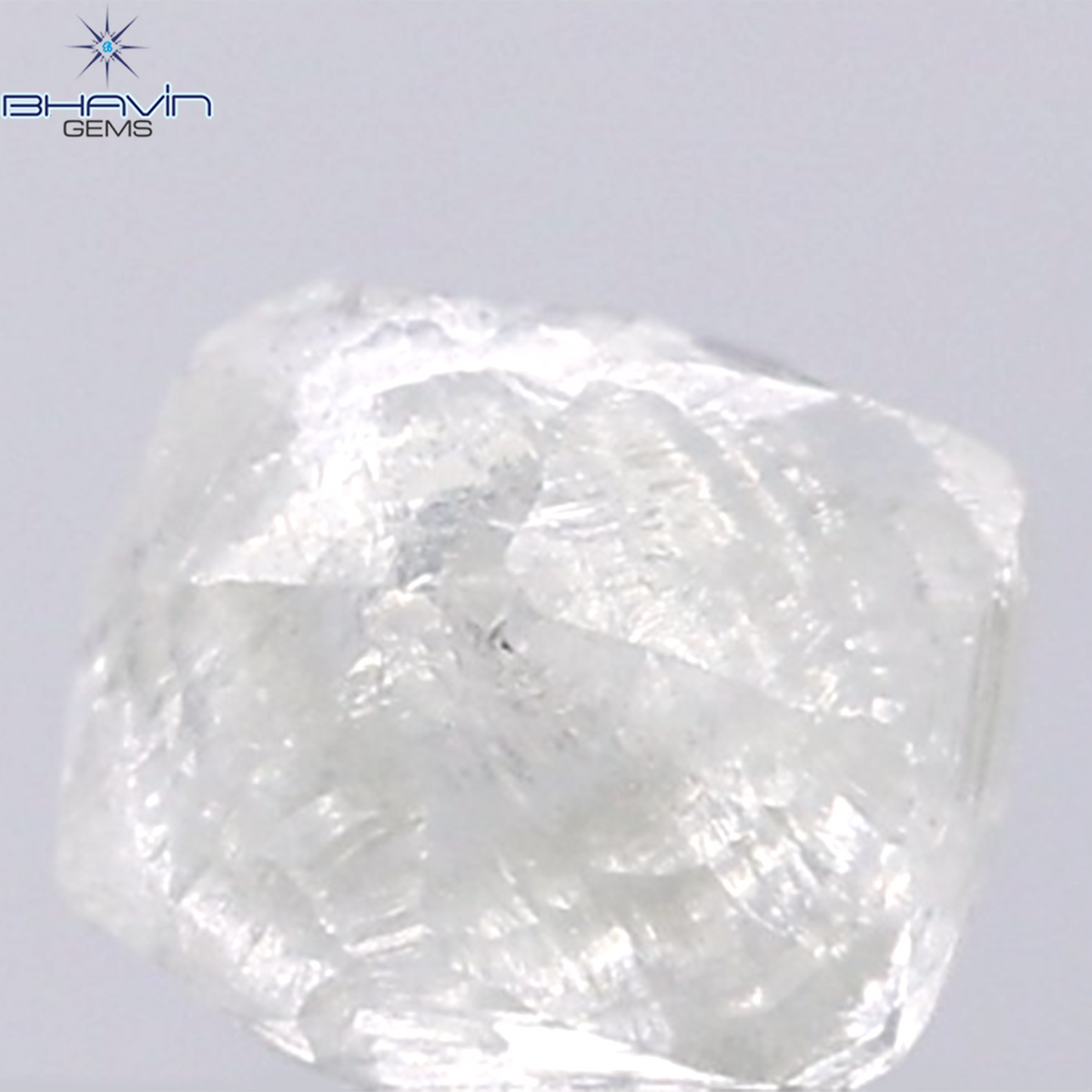 1.58 CT Natural Rough Diamond White Color Clarity VS (6.34 MM)