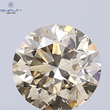 0.31 CT Natural Round Diamond Brown Color Clarity VS2 (4.26 MM)