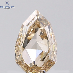 1.01 CT Shield Natural Brown Diamond SI2 Clarity (7.55 MM)