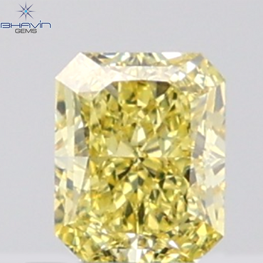 GIA認定 1.27 CT クッションダイヤモンド イエローカラー 天然ダイヤモンド VS1 クラリティ (5.97 MM)
