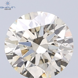 0.31 CT Natural Round Diamond Brown Color Clarity VS1 (4.41 MM)