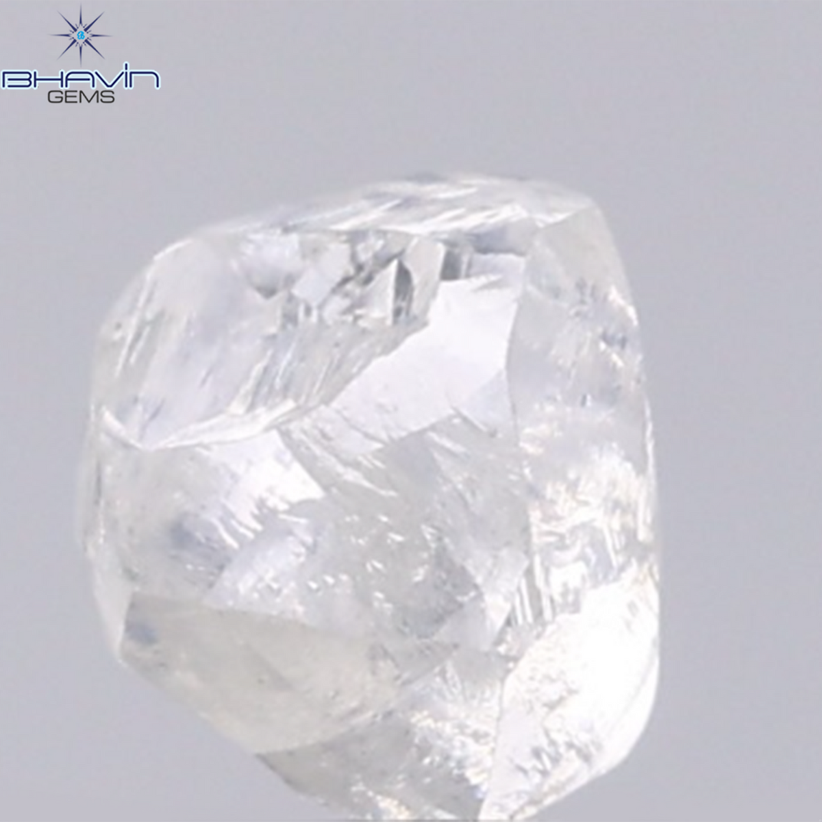 1.07 CT Natural Rough Diamond White Color Clarity VS (5.98 MM)