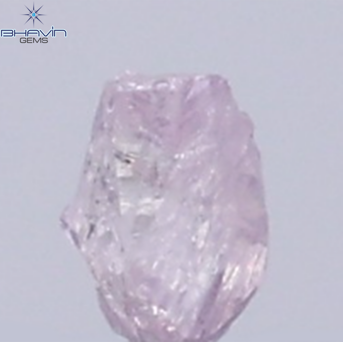 0.08 CT Natural Rough Diamond Pink Color Clarity VS (2.91 MM)