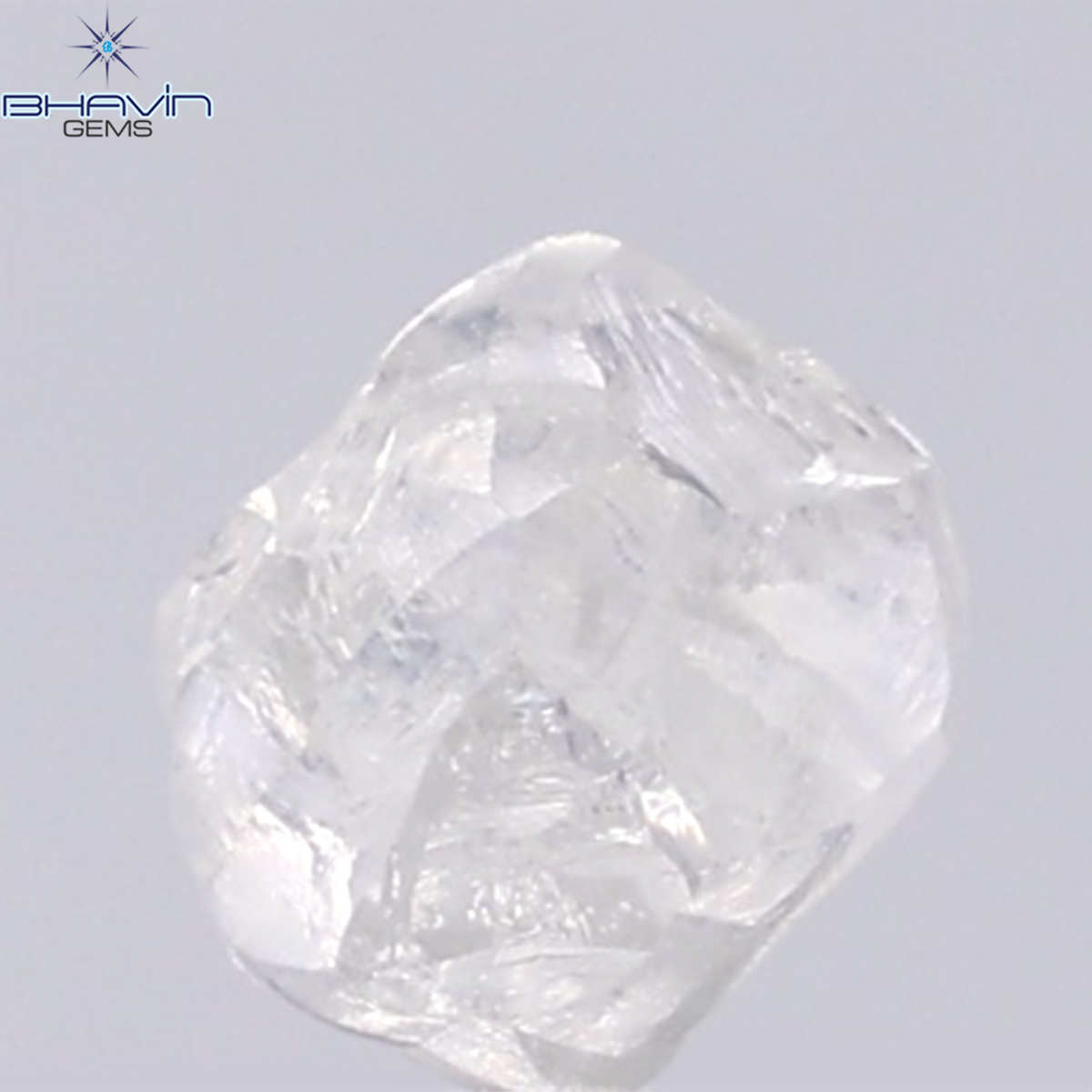 1.62 CT Natural Rough Diamond White Color Clarity VS (6.46 MM)