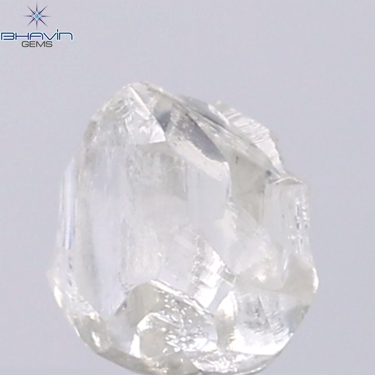 0.95 CT Natural Rough Diamond White Color Clarity VS (6.33 MM)