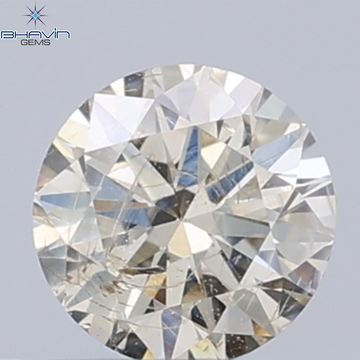 0.25 CT Natural Round Diamond Brown Color Clarity I1 (4.12 MM)
