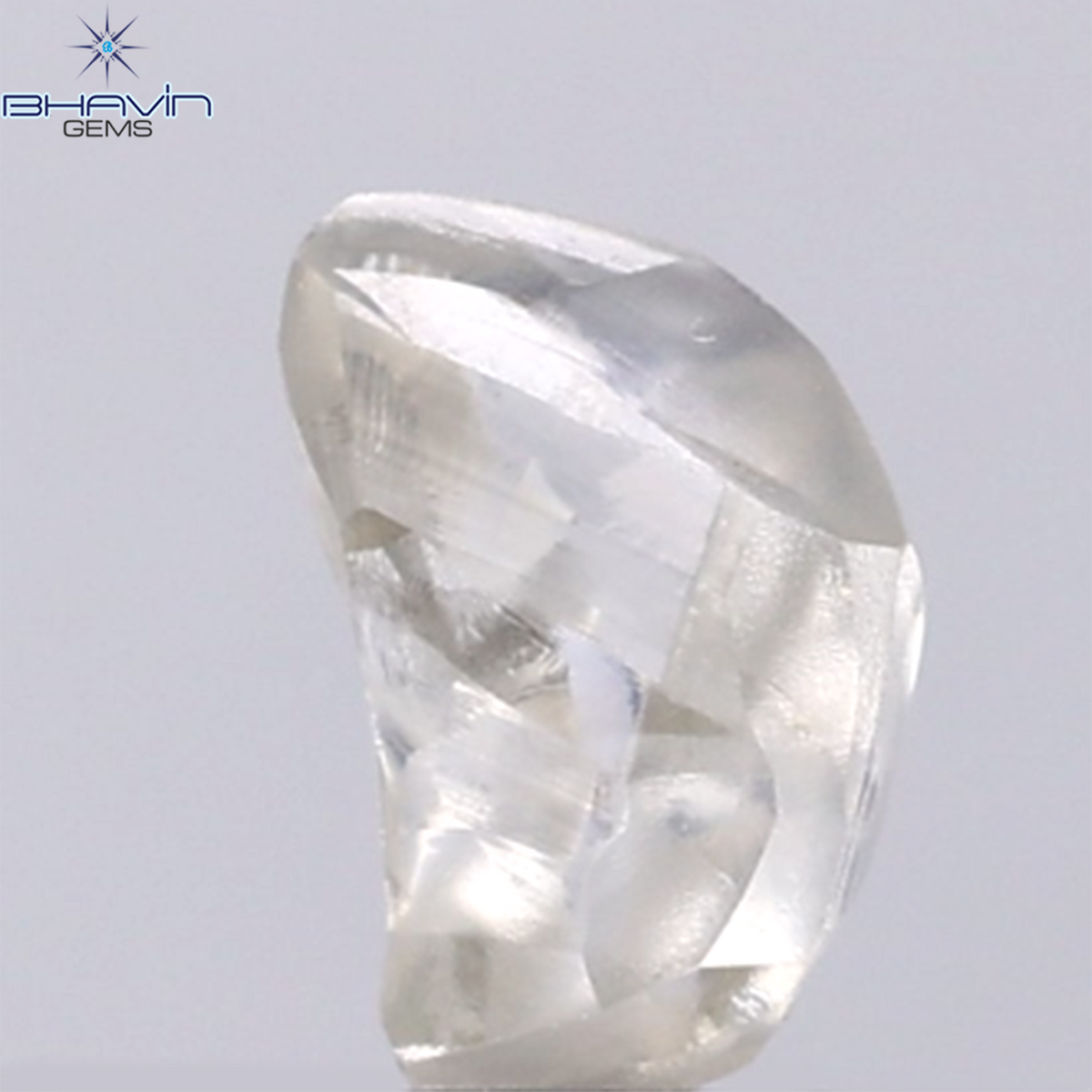 0.99 CT Natural Rough Diamond White Color Clarity VS (7.76 MM)