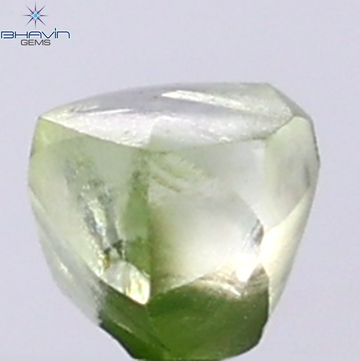 1.05 CT Natural Rough Diamond Enhanced Green Color Clarity VS (5.88 MM)