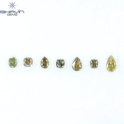 1.80 CT/7 Pcs Natural Mix Diamond Green Color Clarity SI (6.27 MM)