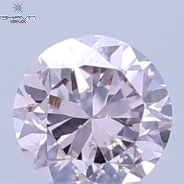 0.03 CT Natural Round Diamond Pink Color Clarity SI (1.90 MM)