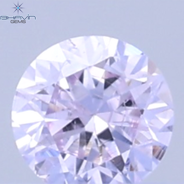 0.03 CT Natural Round Diamond Pink Color Clarity VS2 (1.9 MM)