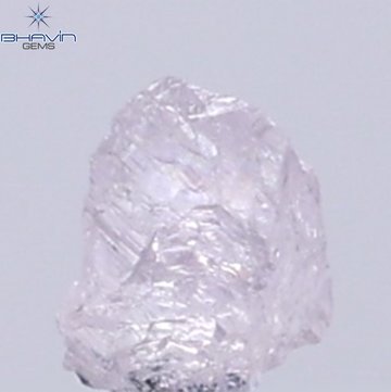 0.15 CT Natural Rough Diamond Pink Color Clarity SI (3.33 MM)