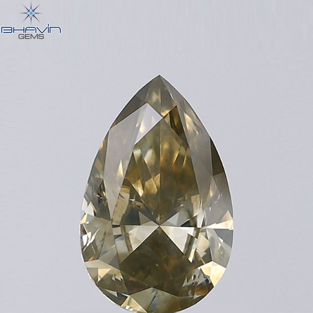 0.19 CT ラディアント シェイプ ナチュラル ダイヤモンド イエロー カラー VS1 クラリティ (3.95 MM)