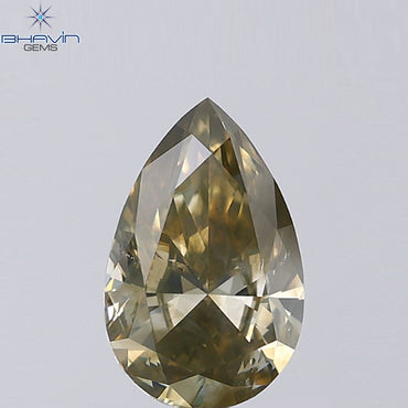 0.19 CT ラディアント シェイプ ナチュラル ダイヤモンド イエロー カラー VS1 クラリティ (3.95 MM)