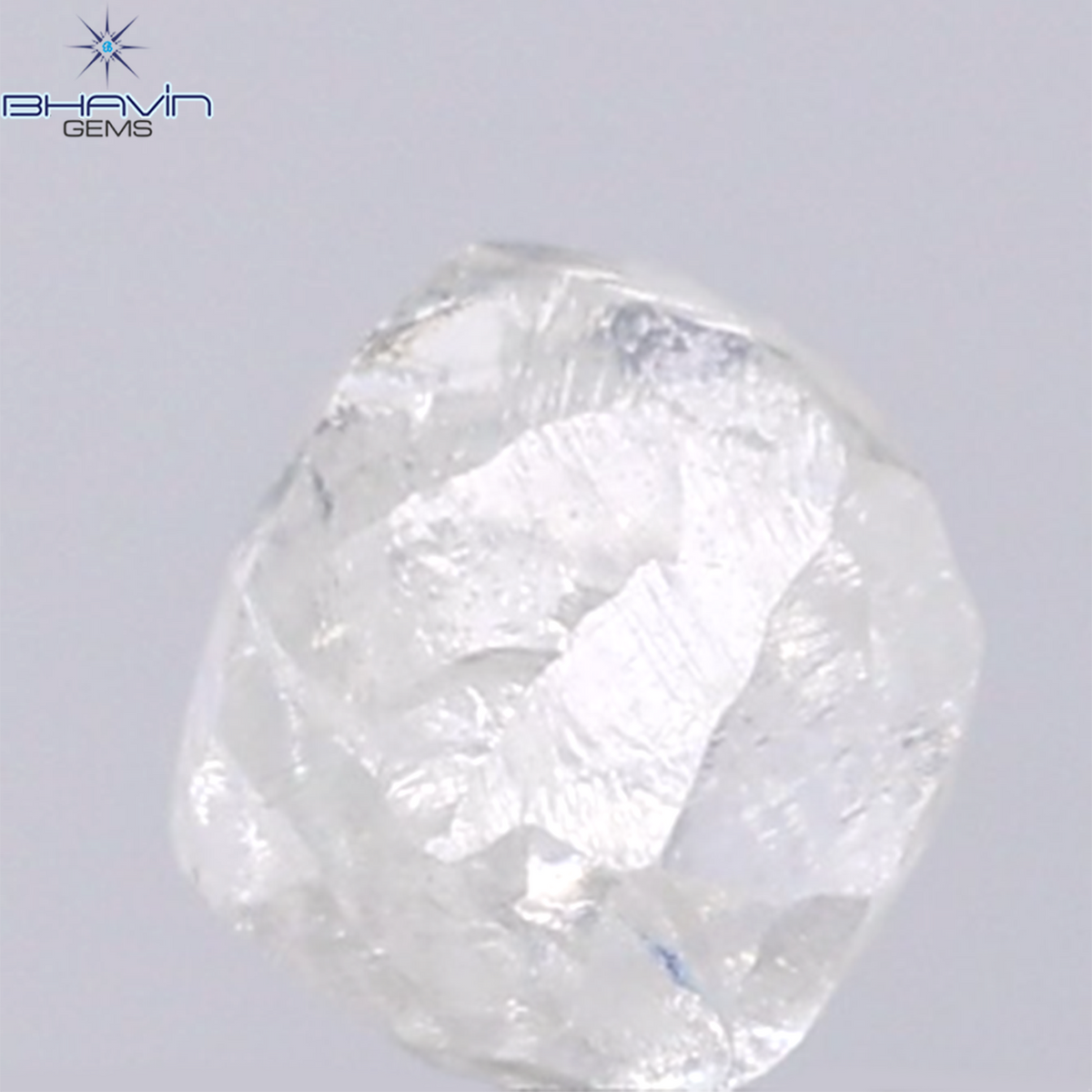 0.93 CT Natural Rough Diamond White Color Clarity VS (5.33 MM)