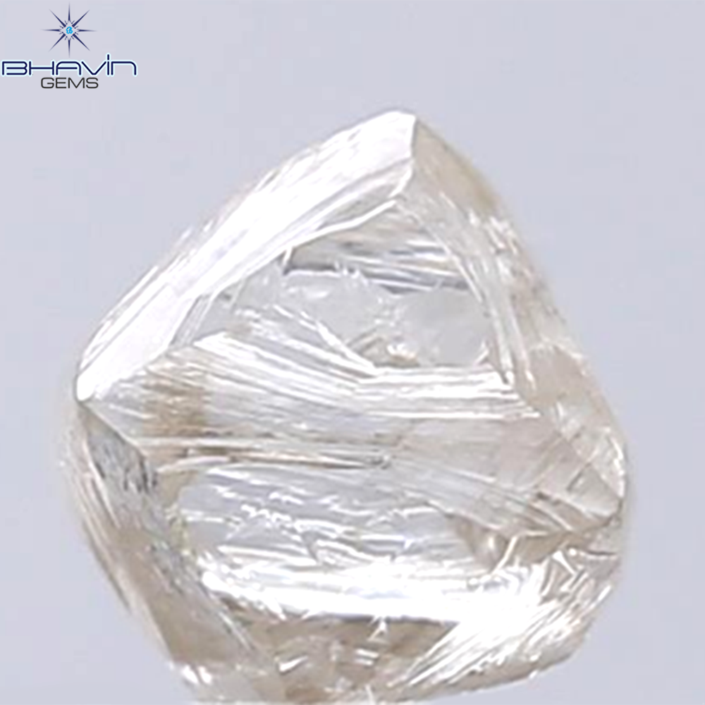 0.90 CT ラフ シェイプ ナチュラル ダイヤモンド ホワイト カラー VS1 クラリティ (5.95 MM)