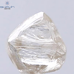 0.90 CT ラフ シェイプ ナチュラル ダイヤモンド ホワイト カラー VS1 クラリティ (5.95 MM)