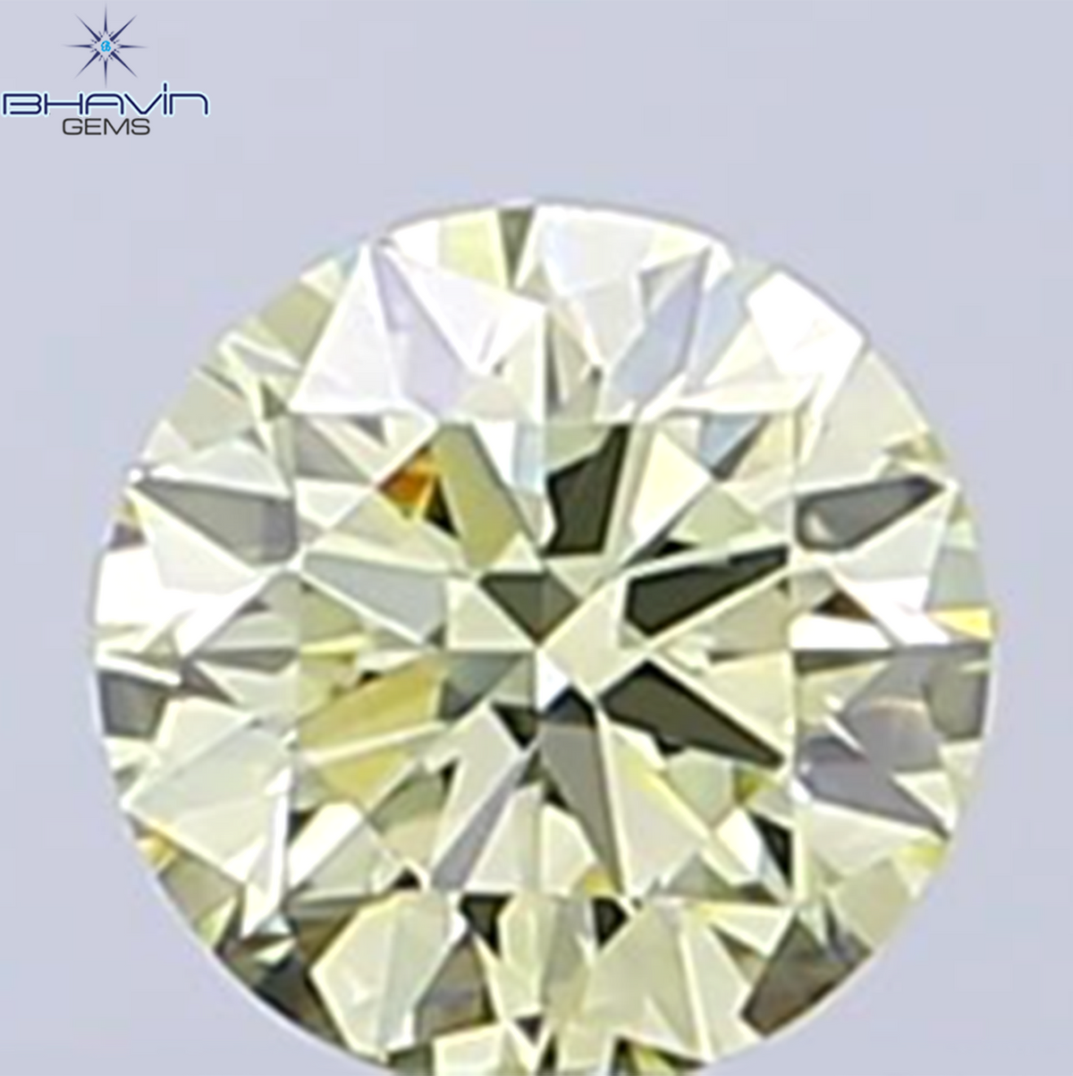 0.32 CT Natural Round Diamond Intense Yellow Color Clarity VSI (4.29 MM)