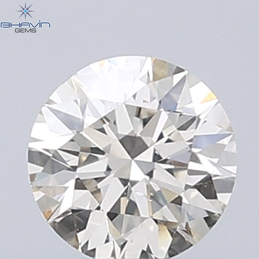 0.18 CT Natural Round Diamond Brown Color Clarity VS2 (3.73 MM)