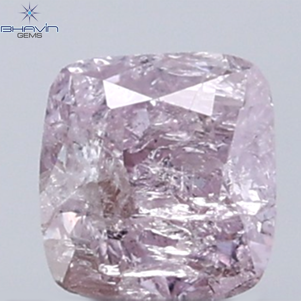 0.20 CT Radiant Diamond Natural Pink Color I3 Clarity (3.06 MM)