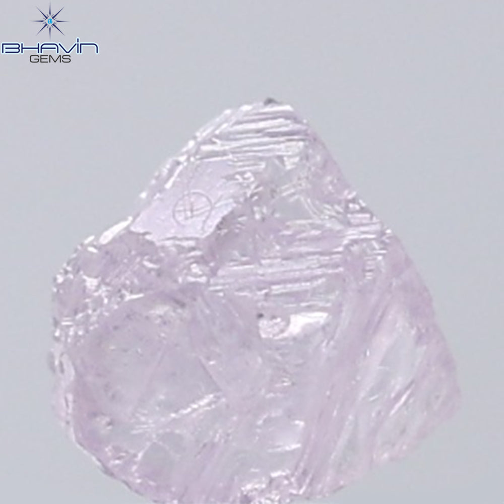 0.52 CT Rough Shape Natural Diamond Pink Color (5.12 MM)