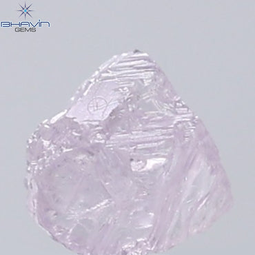 0.52 CT Rough Shape Natural Diamond Pink Color (5.12 MM)