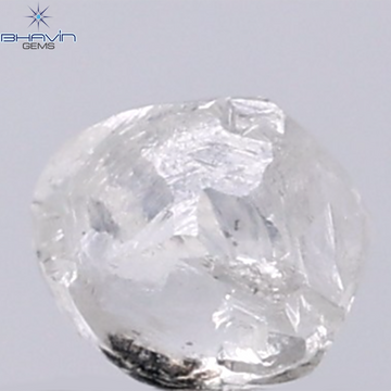 0.91 CT Natural Rough Diamond White Color Clarity SI (5.62 MM)