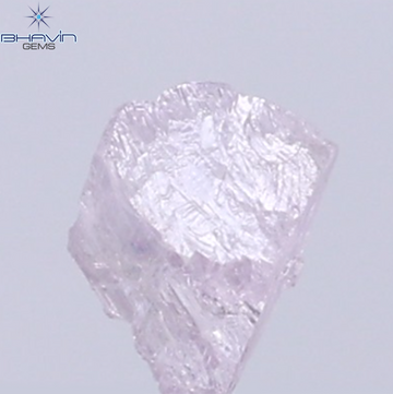 0.22 CT Natural Rough Diamond Pink Color Clarity VS (4.56 MM)