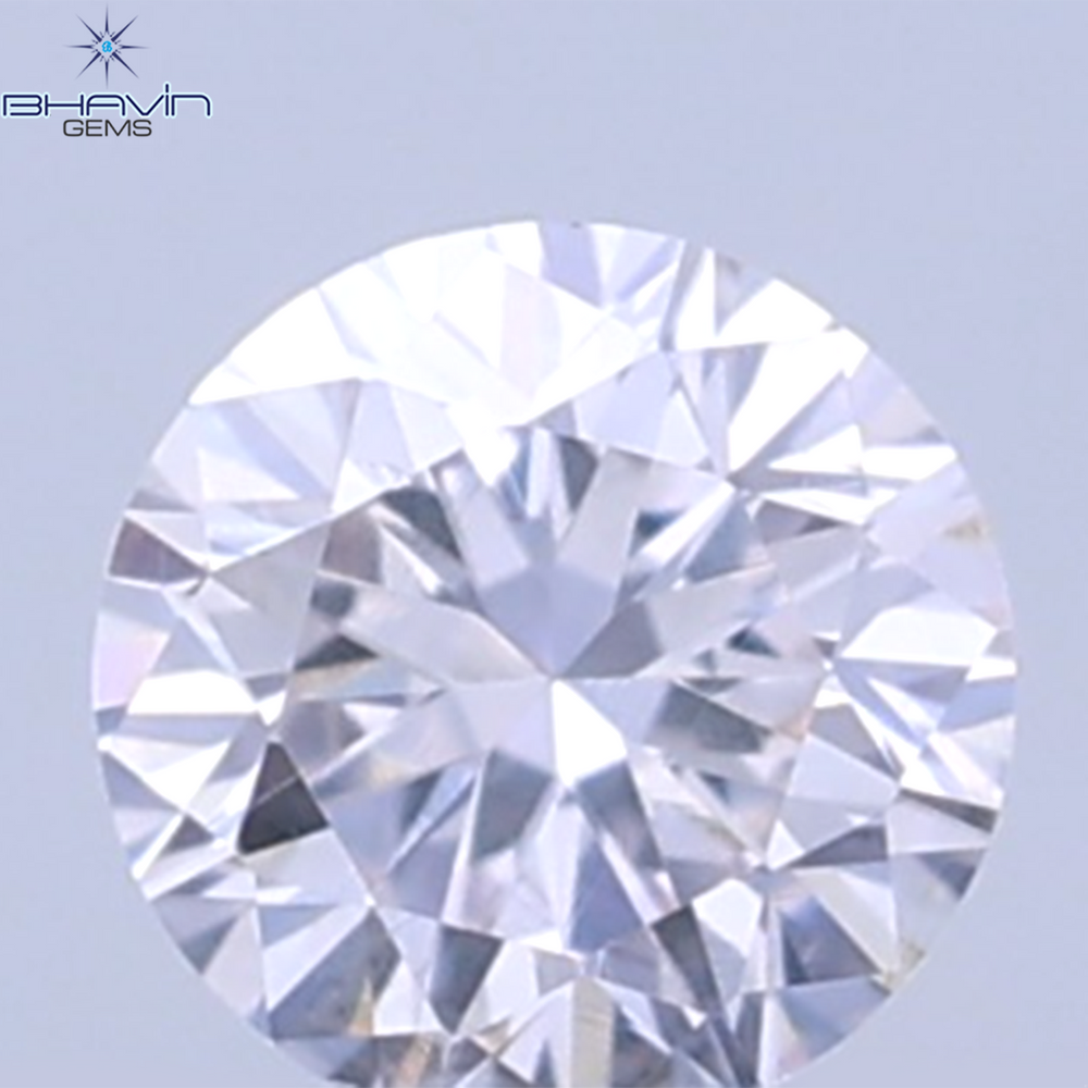 0.05 CT Natural Round Diamond Pink Color Clarity VS2 (2.3 MM)