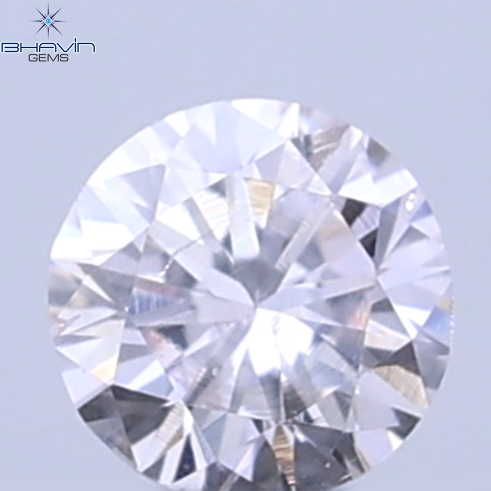 0.04 CT Natural Round Diamond Pink Color Clarity SI (2.0 MM)