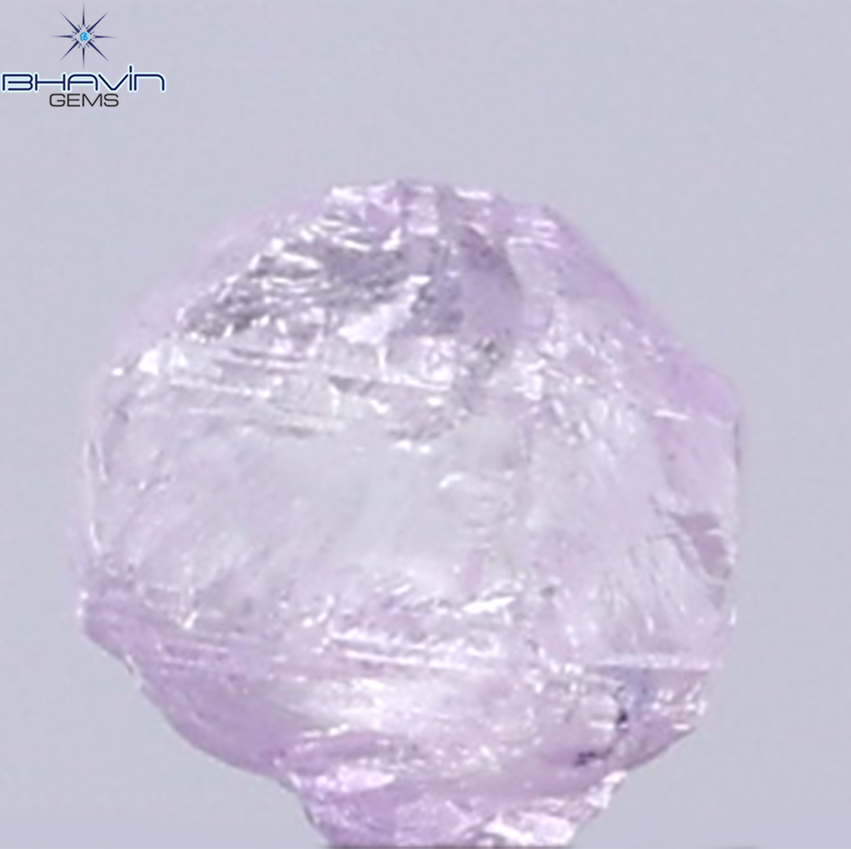 0.30 CT Natural Rough Diamond Pink Color Clarity VS (3.62 MM)