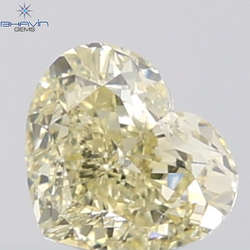 GIA認定 1.27 CT クッションダイヤモンド イエローカラー 天然ダイヤモンド VS1 クラリティ (5.97 MM)