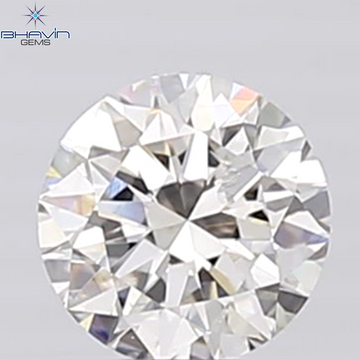 0.44 CT ラフシェイプ ナチュラル ダイヤモンド ブラック グレー (ソルト アンド パッパー) カラー I3 クラリティ (4.95 MM)