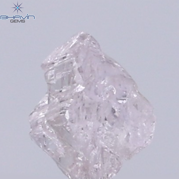 0.25 CT Natural Rough Diamond Pink Color Clarity SI (4.55 MM)