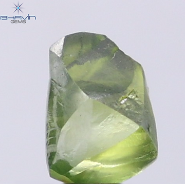 1.71 CT Natural Rough Diamond Enhanced Green Color Clarity VS (7.48 MM)