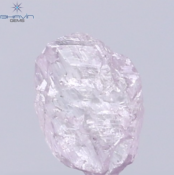 0.40 CT Natural Rough Diamond Pink Color Clarity SI (5.48 MM)