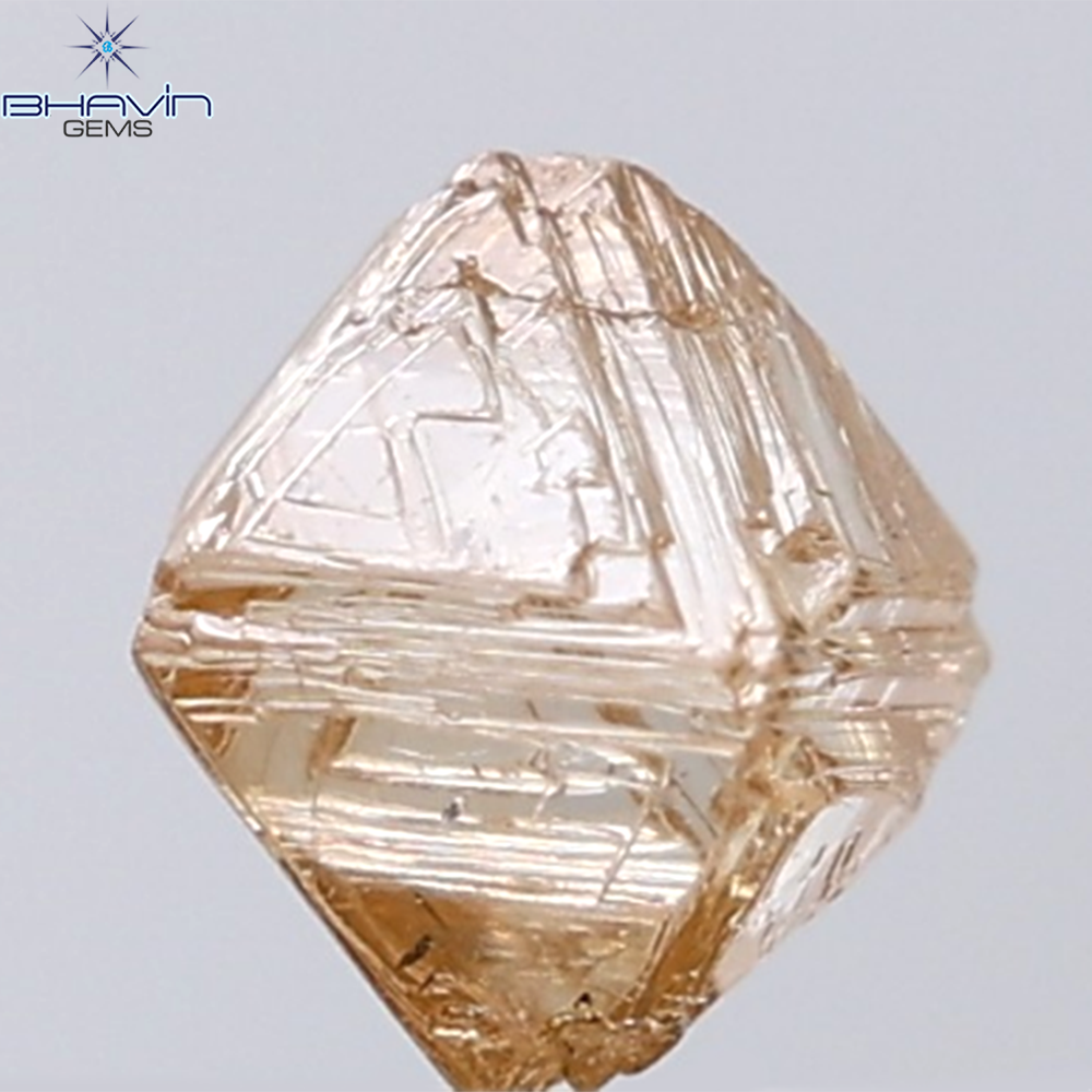 0.90 CT ラフ シェイプ ナチュラル ダイヤモンド ホワイト カラー VS1 クラリティ (5.95 MM)